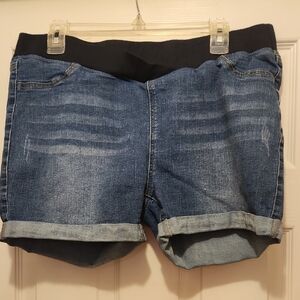 Women's Maternity Denim Shorts